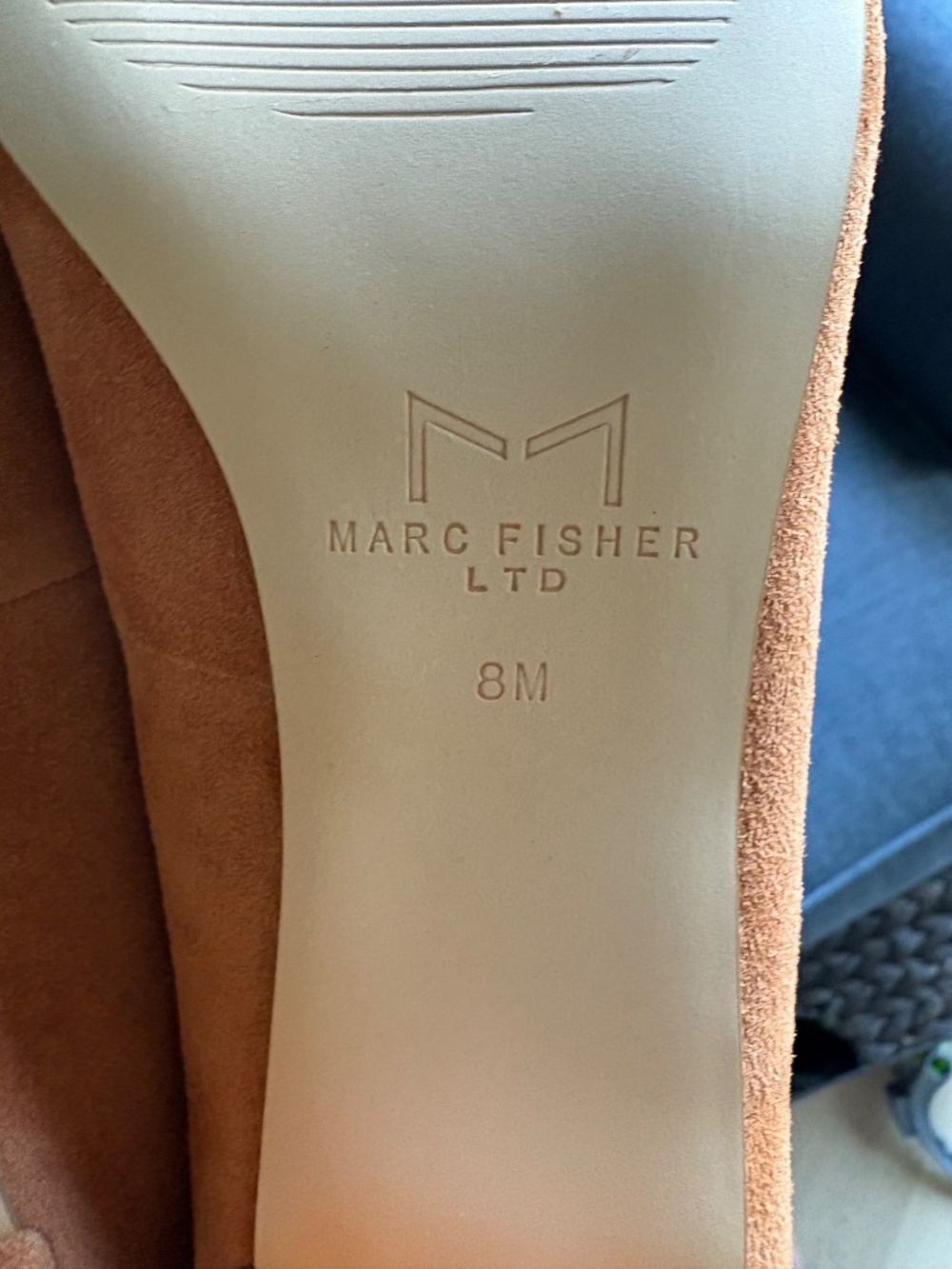Marc Ficher Zala Chestnut Brown Swede - Picture 9 of 9